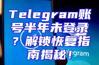 Telegram账号半年未登录？解锁恢复指南揭秘！