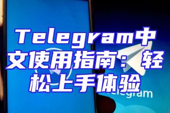 Telegram中文使用指南：轻松上手体验
