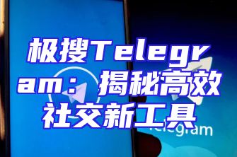 极搜Telegram：揭秘高效社交新工具