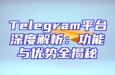 Telegram平台深度解析：功能与优势全揭秘